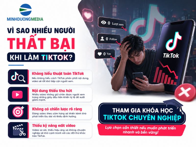 Những khó khăn khi tự học bán hàng trên TikTok