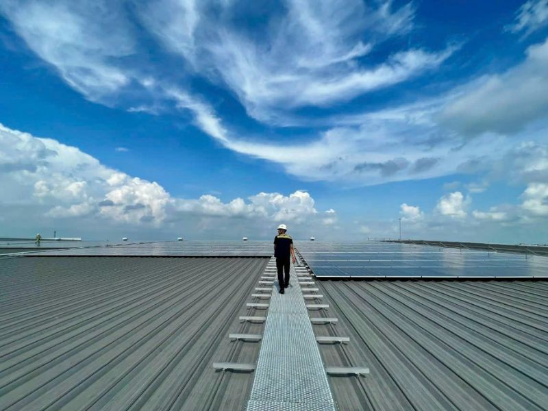 Ứng dụng của sàn thao tác solar dạng lưới