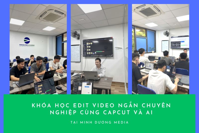 Học edit video CapCut chuyên nghiệp trong khóa học làm video