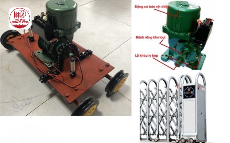 Dịch vụ nâng cấp motor cổng xếp chuyên nghiệp, uy tín tại Thế Giới Cổng Xếp