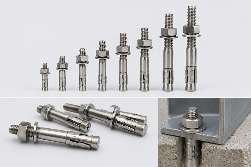 bu lông leo 3 cánh inox